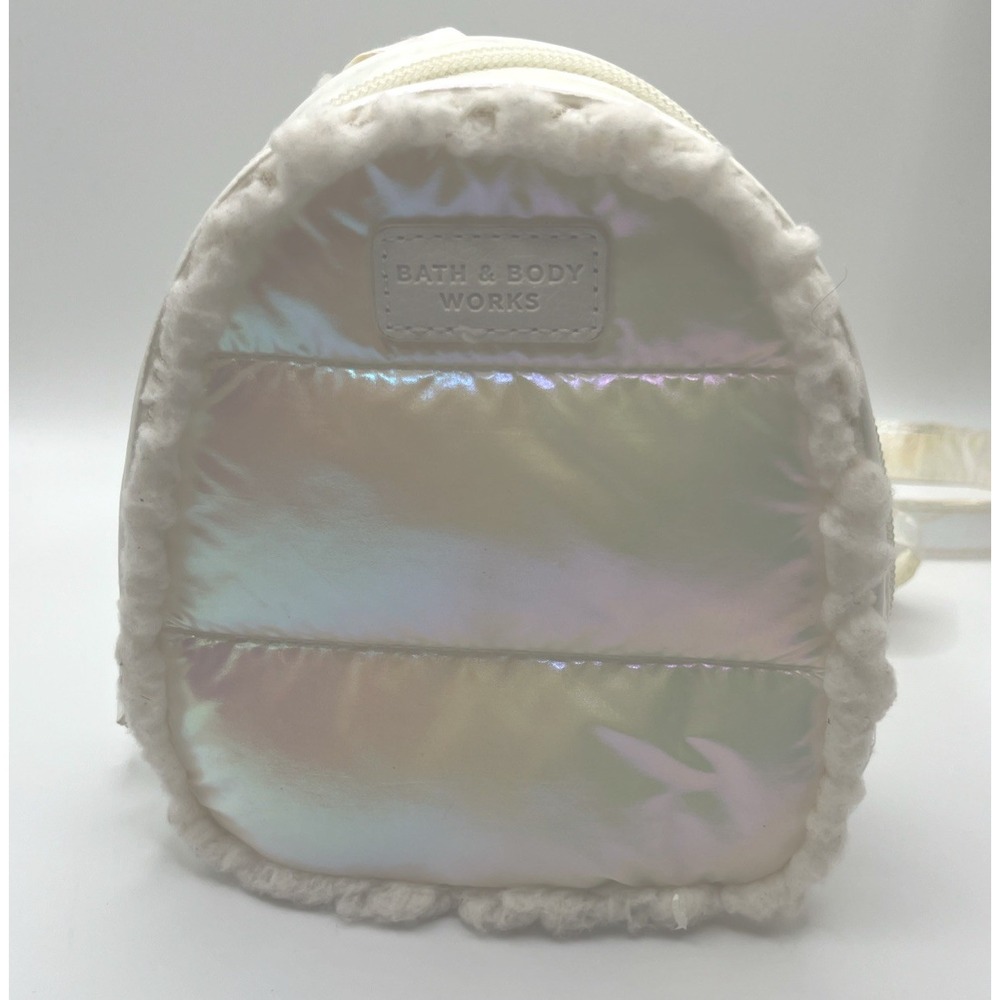 Bath and Body‎ Works Puffer Backpack Cosmetic Bag  (6"x5"x4")